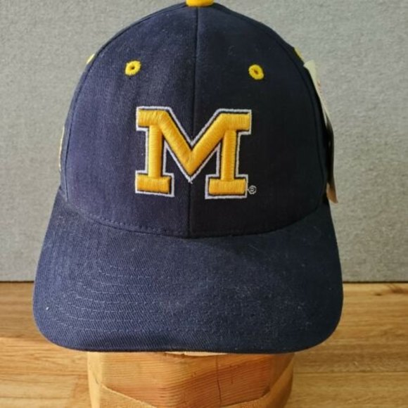 Michigan Wolverines Strapback NCAA Hat Cap Steve and Barry's Collegiate - New! - Picture 1 of 11